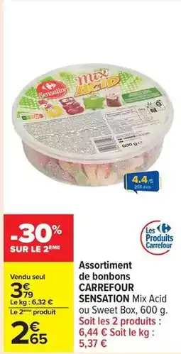 Carrefour Drive Carrefour - assortiment de bonbons sensation mix offre