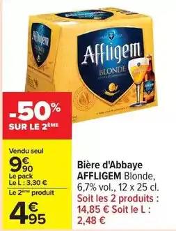 Carrefour Drive Affligem - bière d'abbaye offre