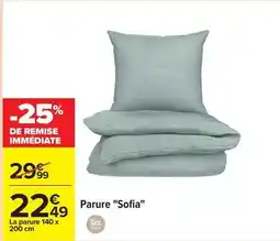 Carrefour Drive Sofia - parure sofia offre