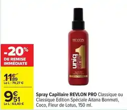 Carrefour Drive Revlon - spray capillaire offre