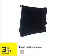 Carrefour Drive Polaire - snood homme offre
