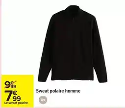Carrefour Drive Polaire - sweat homme offre