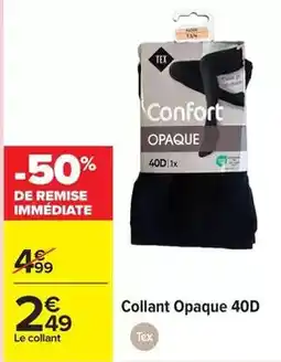 Carrefour Drive Tex - collant opaque 40d offre