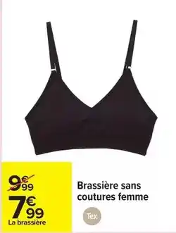 Carrefour Drive Tex - brassière sans coutures femme offre