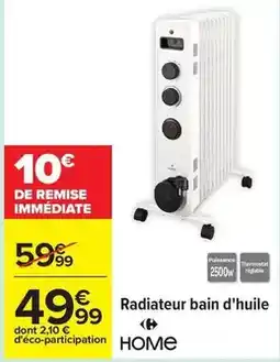 Carrefour Drive Radiateur bain d'huile offre