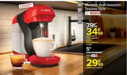 Carrefour Drive Bosch - machine multi-boissons tassimo style offre