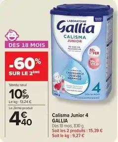 Carrefour Drive Gallia - calisma junior 4 offre