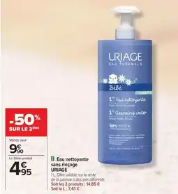 Carrefour Drive Uriage - eau nettoyante sans rincpage offre