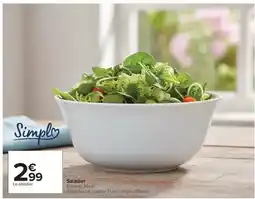 Carrefour Drive Simply - saladier offre