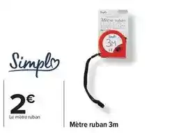 Carrefour Drive Simply - mètre ruban 3m offre