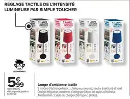 Carrefour Drive Tous - lampe d'ambiance tactile offre
