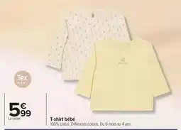 Carrefour Drive Tex - t-shirt bébé offre