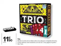 Carrefour Drive Trio offre