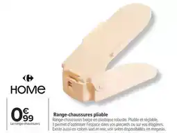 Carrefour Drive Range-chaussures pliable offre