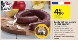 Carrefour Market Boudin noir aux oignons offre