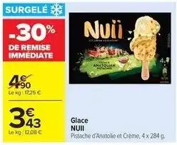 Carrefour Market Nuii - glace offre