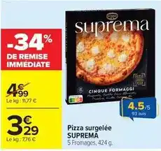 Carrefour Market Pizza surgelée offre