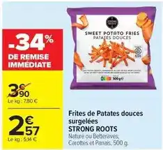 Carrefour Market Potato - frites de patates douces surgelées offre