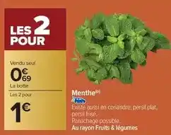 Carrefour Market Persil - menthe offre