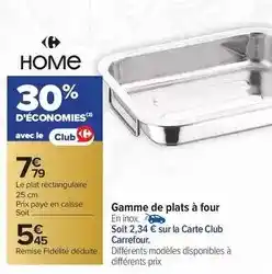 Carrefour Market Carrefour - gamme de plats à four offre
