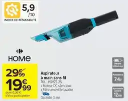 Carrefour Market Aspirateur à main sans fil offre