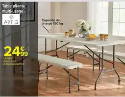 Carrefour Market Artis - table pliante multi-usage offre