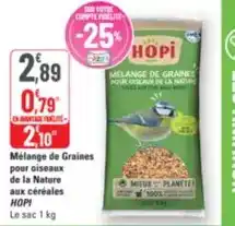 G20 Hopi - mélange de graines pour oiseaux offre