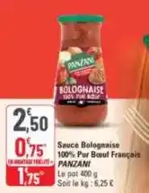 G20 Panzani - sauce bolognaise offre