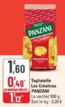 G20 Panzani - tagliatelle les creatives offre