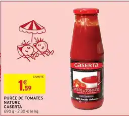 Intermarché Purée de tomates nature offre