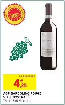 Intermarché Aop bardolino rouge offre