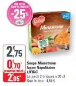 G20 Soupe minestrone façon napolitaine liebig offre