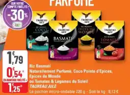 G20 Riz basmati naturellement parfumé coco pointe d'epices epices du monde ou tomates & légumes du soleil taureau aile offre