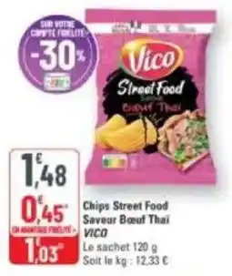 G20 Chips street food saveur boeuf thai vico offre