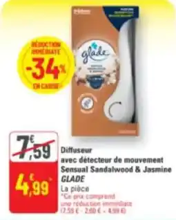 G20 Diffuseur avec détecteur de mouvement sensual sandalwood & jasmine glade offre