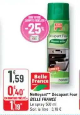 G20 Nettoyant décapant four belle france offre