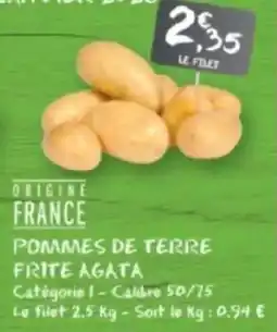 G20 Pommes de terre frite agata offre