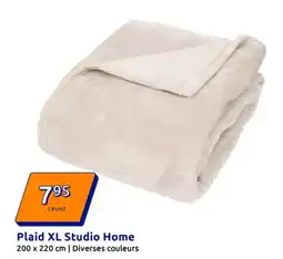 Action Plaid xl studio home offre