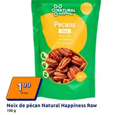 Action Noix de pécan natural happiness raw offre