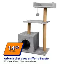 Action Arbre à chat avec griffoirs beasty offre