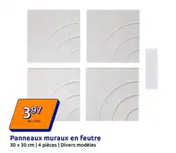 Action Panneaux muraux en feutre offre