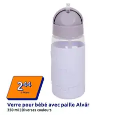 Action Verre pour bébé avec paille alvär offre