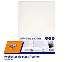 Action Pochettes de plastification offre
