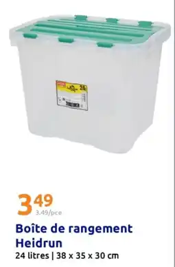Action Boîte de rangement heidrun offre