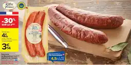 Carrefour Market REFLETS DE FRANCE Saucisses de Montbéliard I.G.P. offre