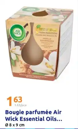 Action Bougie parfumée air wick essential oils offre