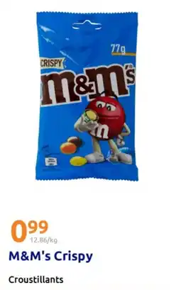 Action M&m's crispy offre
