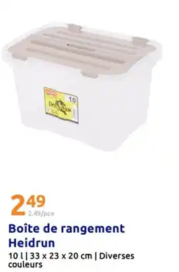 Action Boîte de rangement heidrun offre