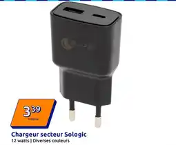 Action Chargeur secteur sologic offre