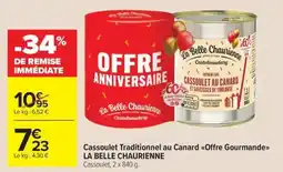 Carrefour Market LA BELLE CHAURIENNE Cassoulet Traditionnel au Canard «Offre Gourmande» offre